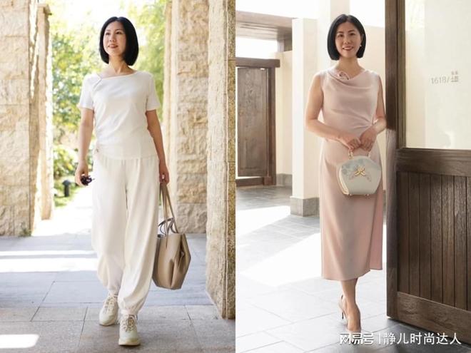 扮嫩不盲目追大牌时髦还大方见过世面的中年女性不刻意(图4)