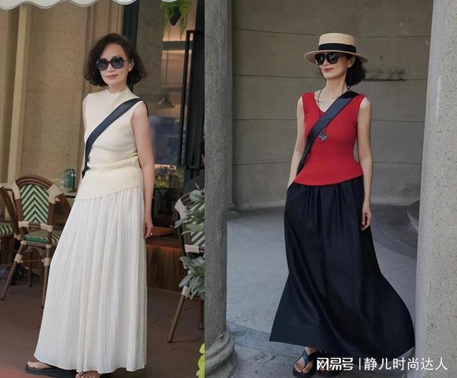 扮嫩不盲目追大牌时髦还大方见过世面的中年女性不刻意(图7)