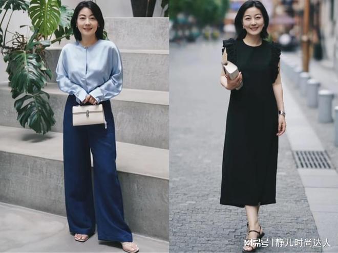 扮嫩不盲目追大牌时髦还大方见过世面的中年女性不刻意(图2)